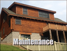  Gibson, North Carolina Log Home Maintenance